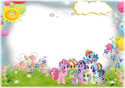 Foto rámeček - Lovely My little pony characters
