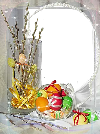 Cadre photo - Cadres photo avec les oeufs de Pâques