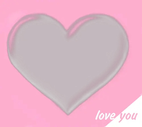 Photo frame - Pink heart