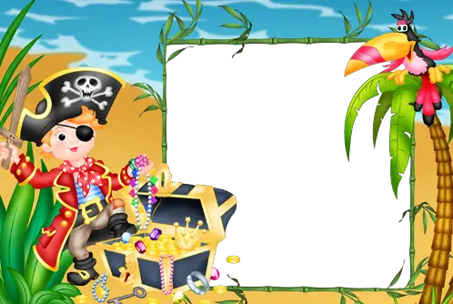 Foto rámeček - Piráti hra