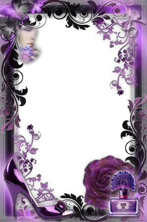 Cadre photo - Glamour violet