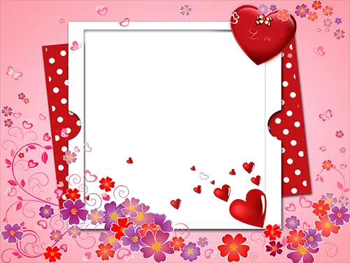 Photo frame - Romantic mood of Valentines Day