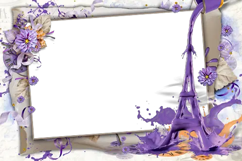 Molduras para fotos - Encontro romântico sob a Torre Eiffel