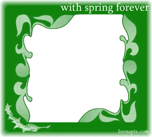 Photo frame - Spring forever