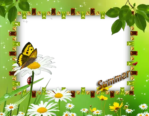 Photo frame - Summer colors