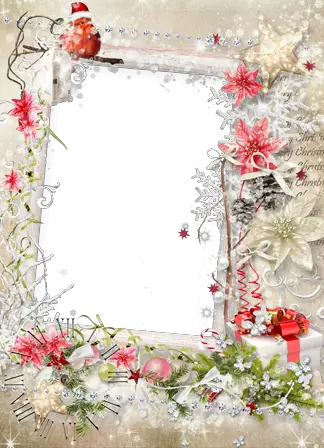 Photo frame - The approach of the Christmas spirit