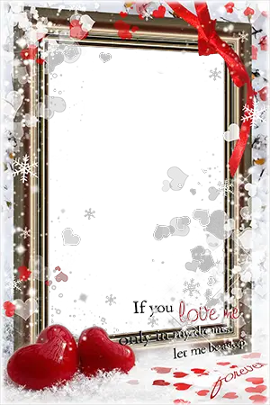 Photo frame - Valentines Day holiday for sweethearts