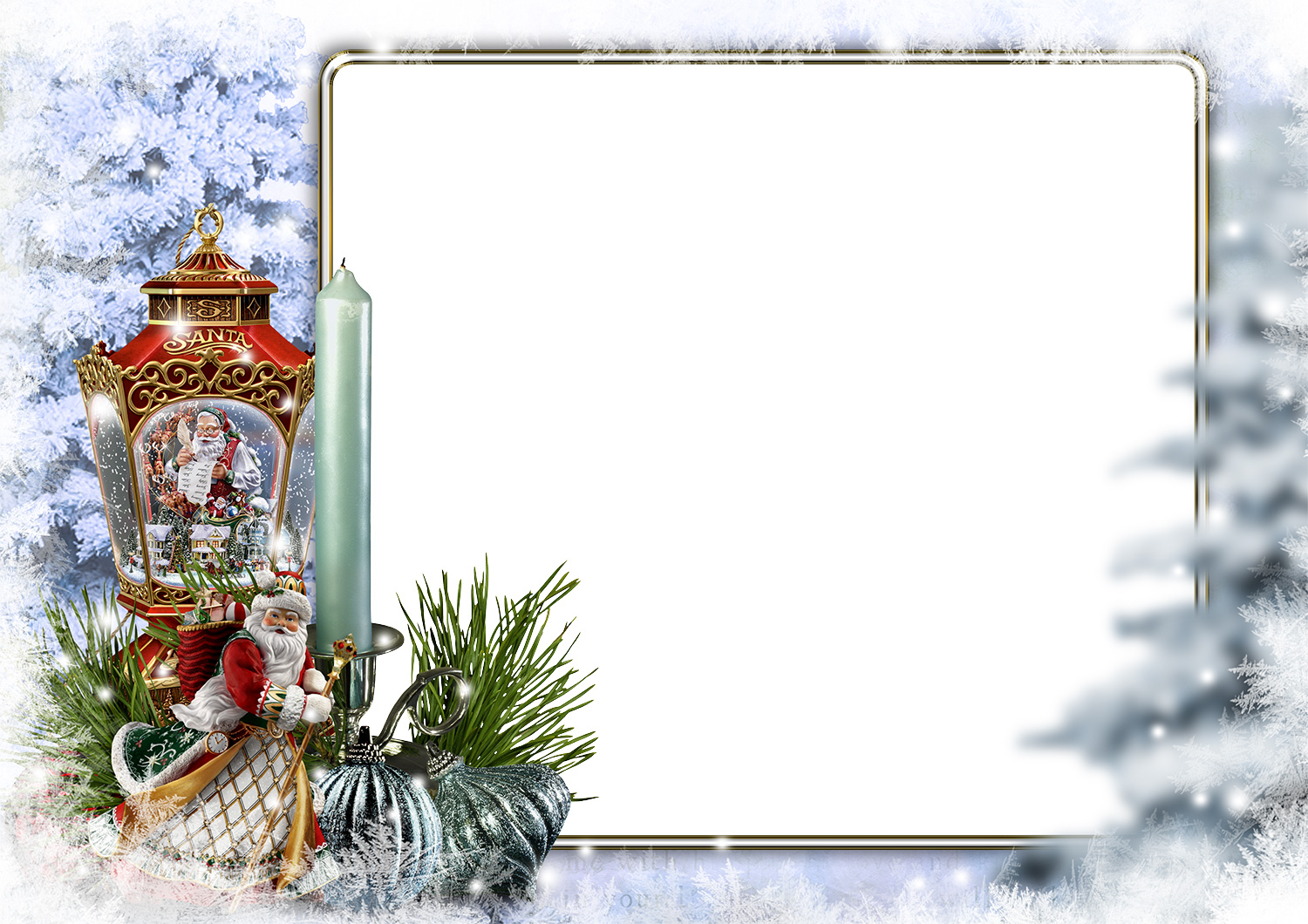 Fine Photo Gifts Noel Light Up Christmas Picture Frame